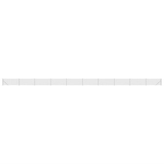 Gaashek met flens 0,8x25 m zilverkleurig 8720845772543 2