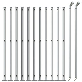Gaashek met flens 1x25 m zilverkleurig 8720845772550 3