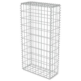 Schanskorfmuur met deksels 50x20x100 cm gegalvaniseerd staal 8719883592114 3