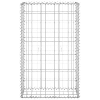 Schanskorfmuur met deksels 60x30x100 cm gegalvaniseerd staal 8720286110096 3