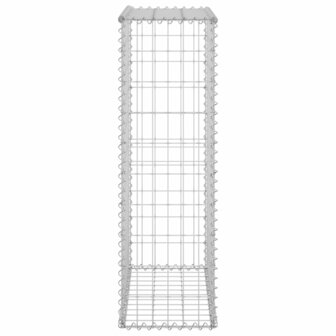 Schanskorfmuur met deksels 60x30x100 cm gegalvaniseerd staal 8720286110096 4