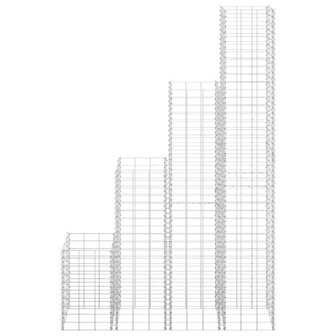 Schanskorf plantenbakken 4 st 30x30x50/100/150/200 cm ijzer 8720286763759 3