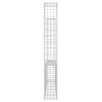 Schanskorf U-vormig met 2 palen 140x20x150 cm ijzer 8720286764053 4