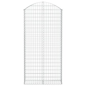 Schanskorf gewelfd 100x30x200/220 cm gegalvaniseerd ijzer 8720845650933 3