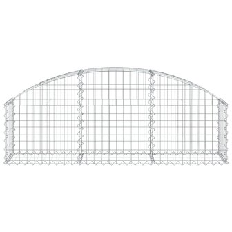 Schanskorf gewelfd 150x30x40/60 cm gegalvaniseerd ijzer 8720845651053 3