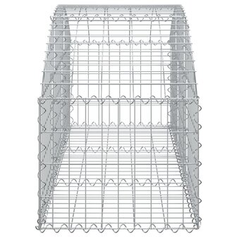 Schanskorf gewelfd 150x50x40/60 cm gegalvaniseerd ijzer 8720845651152 4