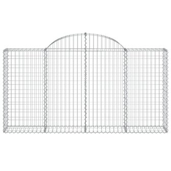 Schanskorf gewelfd 200x30x100/120 cm gegalvaniseerd ijzer 8720845651480 3
