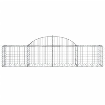 Schanskorf gewelfd 200x50x40/60 cm gegalvaniseerd ijzer 8720845651558 3