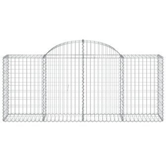 Schanskorf gewelfd 200x50x80/100 cm gegalvaniseerd ijzer 8720845651572 3