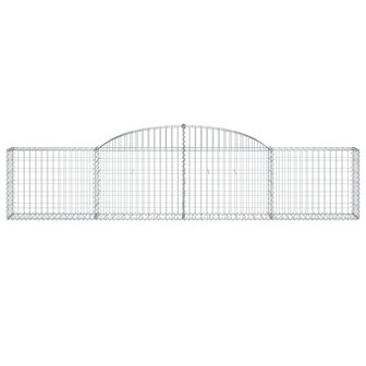 Schanskorf gewelfd 300x30x60/80 cm gegalvaniseerd ijzer 8720845651664 3