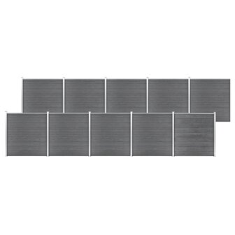 Schutting 1737x186 cm HKC grijs 8719883908809 1