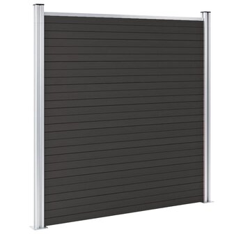 Schuttingpaneel 180x186 cm HKC zwart 8720286194683 3