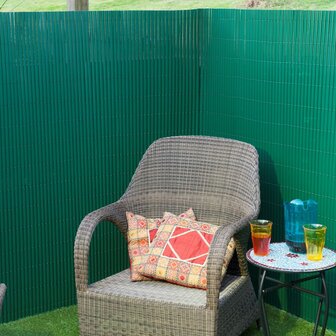 Nature Tuinscherm dubbelzijdig 1x3 m PVC groen 8711338503447 2