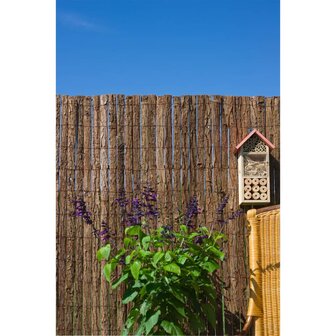 Nature Tuinscherm 1x3 m 5 cm dik natuurlijke pijnboomschors 8711338501641 5