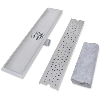 Doucheafvoer rechthoekig bubbel 630x140 mm roestvrij staal 8718475979111 3