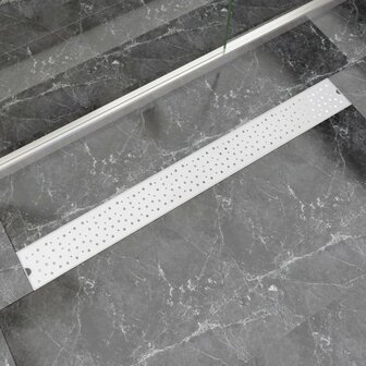 Doucheafvoer rechthoekig bubbel 1030x140 mm roestvrij staal 8718475979159 1