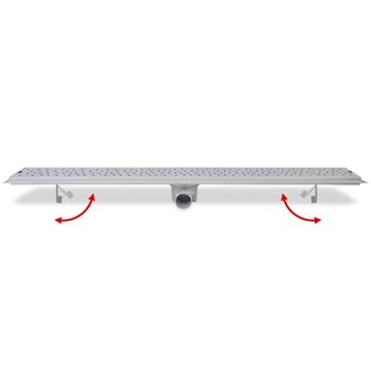 Doucheafvoer rechthoekig bubbel 1030x140 mm roestvrij staal 8718475979159 6