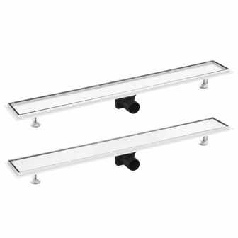 Doucheafvoer met 2-in-1 deksel 93x14 cm roestvrij staal 8719883783161 2