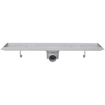 Doucheafvoer 2 st rechthoekig 630x140 mm roestvrij staal 8718475797272 4