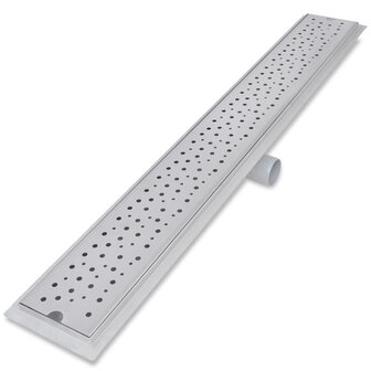 Doucheafvoer 2 st rechthoekig bubbel 930x140 mm roestvrij staal 8718475797487 7