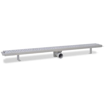 Doucheafvoer 2 st rechthoekig bubbel 1030x140mm roestvrij staal 8718475797494 6