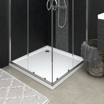Douchebak met noppen 90x90x4 cm ABS wit 8720286206003 1