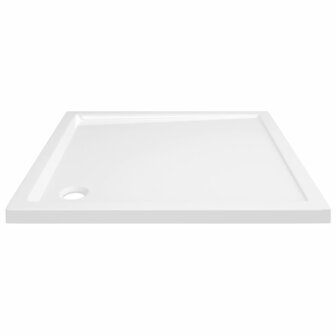 Douchebak vierkant 80x80 cm ABS wit 8720286206096 4