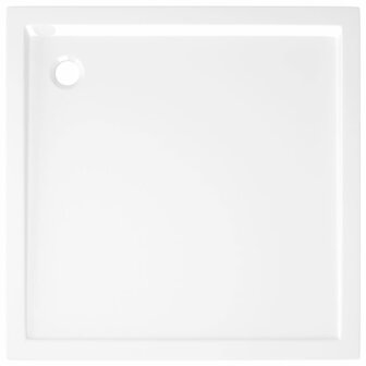 Douchebak vierkant 80x80 cm ABS wit 8720286206096 5