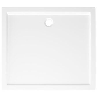 Douchebak rechthoekig 80x90 cm ABS wit 8720286206102 5