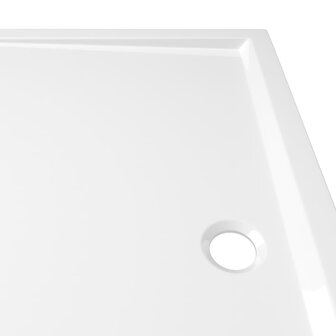 Douchebak rechthoekig 80x90 cm ABS wit 8720286206102 6