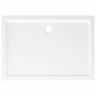Douchebak rechthoekig 80x110 cm ABS wit 8720286206119 5