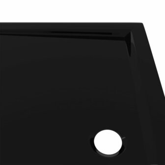 Douchebak rechthoekig 70x90 cm ABS zwart 8720286206133 6