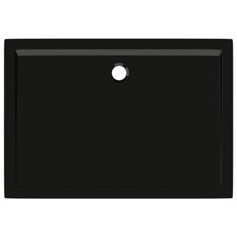 Douchebak rechthoekig 70x100 cm ABS zwart 8720286206171 5