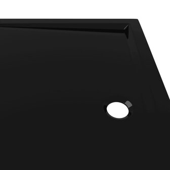 Douchebak rechthoekig 70x100 cm ABS zwart 8720286206171 6