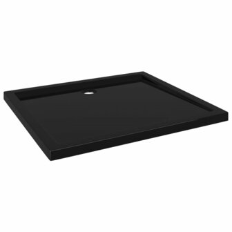 Douchebak rechthoekig 80x90 cm ABS zwart 8720286206195 2