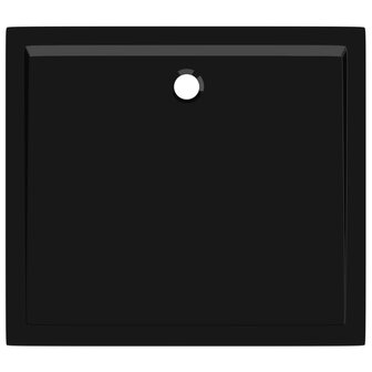 Douchebak rechthoekig 80x90 cm ABS zwart 8720286206195 5