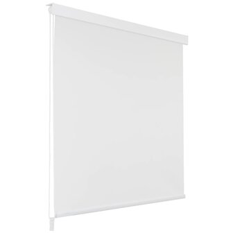 Rolgordijn voor douche 100x240 cm wit 8718475596660 1