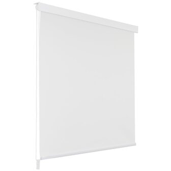 Rolgordijn voor douche 120x240 cm wit 8718475596677 1
