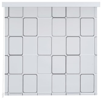 Rolgordijn voor douche 80x240 cm vierkant 8718475596714 2