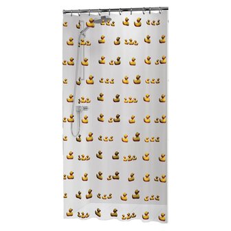 Sealskin Douchegordijn Duckling 180x200 cm geel 8711131777717 2