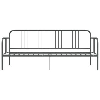Slaapbankframe metaal grijs 90x200 cm 8720286162507 3