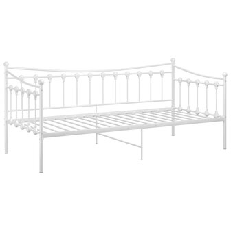 Slaapbankframe metaal wit 90x200 cm 8720286195529 5