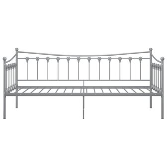 Slaapbankframe metaal grijs 90x200 cm 8720286195536 6