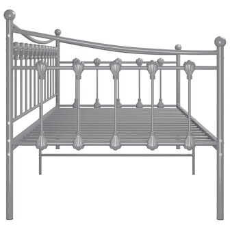 Slaapbankframe metaal grijs 90x200 cm 8720286195536 7