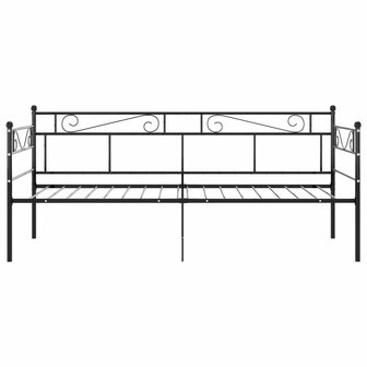 Slaapbankframe metaal zwart 90x200 cm 8720286195635 4