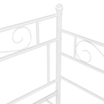 Slaapbankframe metaal wit 90x200 cm 8720286195642 7