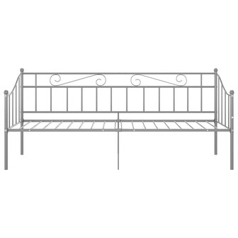Slaapbankframe metaal grijs 90x200 cm 8720286195710 4
