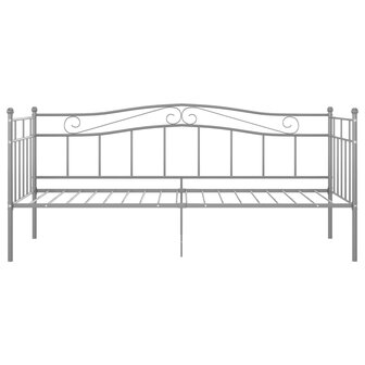 Slaapbankframe metaal grijs 90x200 cm 8720286195772 4