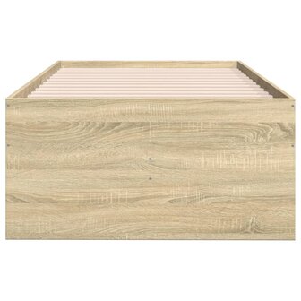 Slaapbank met lades 90x190 cm bewerkt hout sonoma eikenkleurig 8721102625367 5