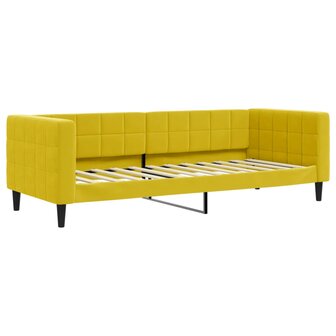 Slaapbank 80x200 cm fluweel geel 8720845953010 2